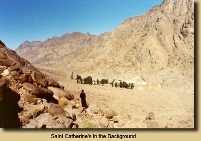 Saint Catherine’s in the Background