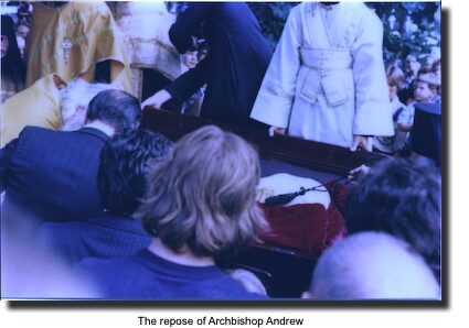 The Repose of Archbishop Andrew