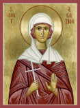 The Holy Martyr Agatha.