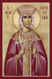 The Holy and Great Martyr Catherine.