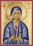 The Holy Martyr Cecilia.