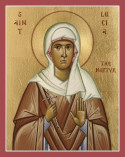 The Holy Martyr Lucy the Virgin.